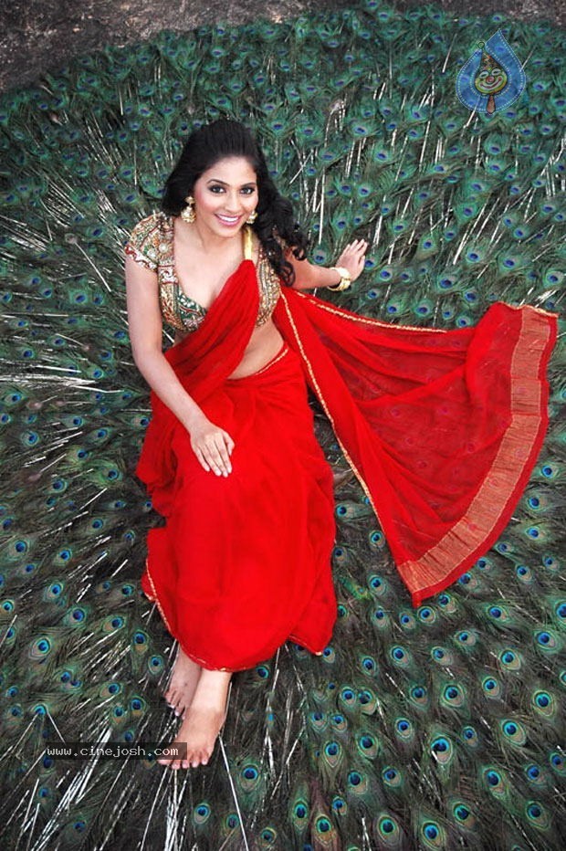 anjali hot saree