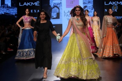 Bollywood Celebrities Walk the Ramp For LFW Winter Festive 2017