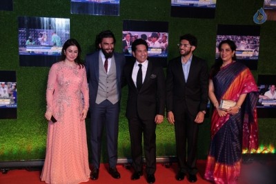 Indian Cricket Team at Special Screening Of Film Sachin A Billion Dreams