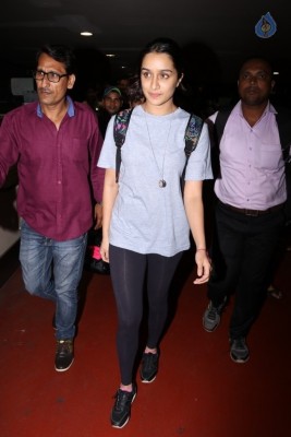 Tamanna and Shraddha Kapoor Spotted At Airport