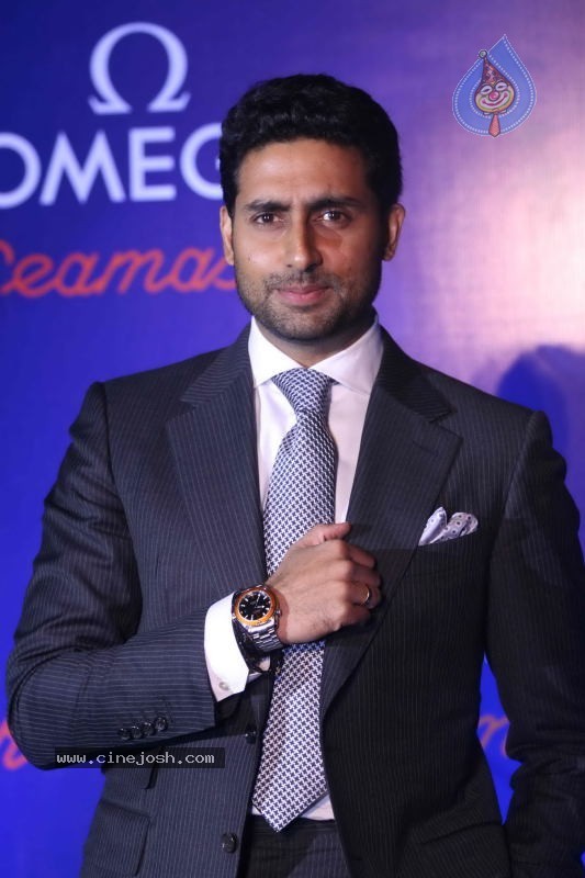 Abhishek Bachchan Launches Omega Seamaster Watches - Photos - Funrahi