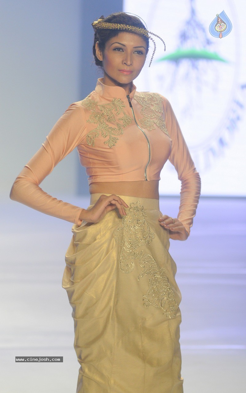 Aditi Govitrikar Walks the Ramp for Amy Billimoria - 3 / 28 photos