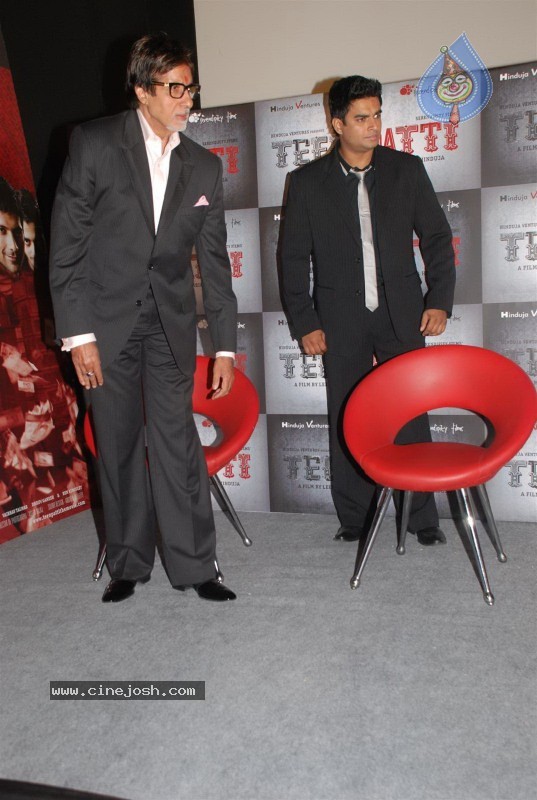 Amitabh Bachchan,Madhavan At Teen Patti Movie Press Meet - 3 / 37 photos