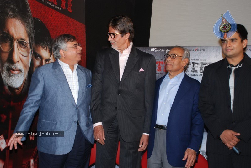 Amitabh Bachchan,Madhavan At Teen Patti Movie Press Meet - 10 / 37 photos