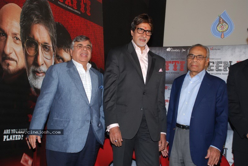 Amitabh Bachchan,Madhavan At Teen Patti Movie Press Meet - 32 / 37 photos