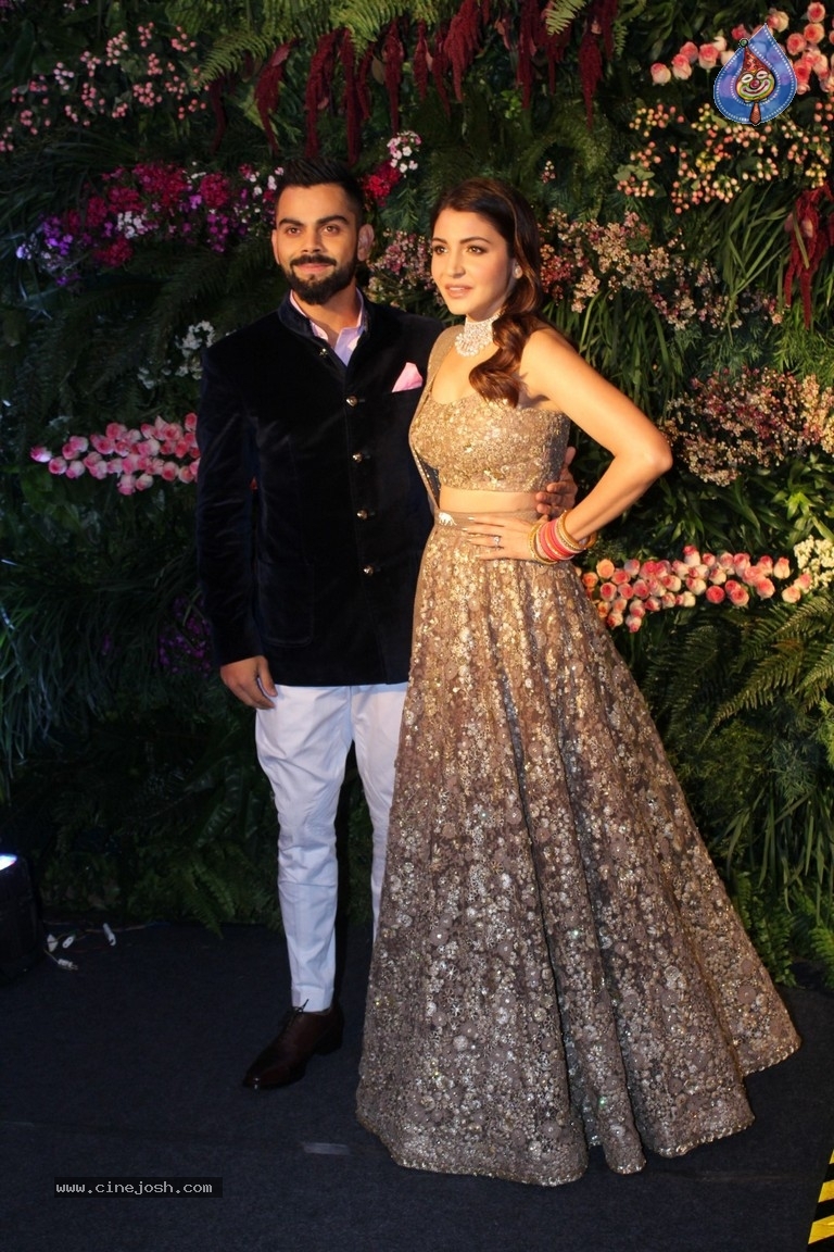 Anushka And Virat Wedding Celebration In Mumbai Set 1 - 6 / 84 photos