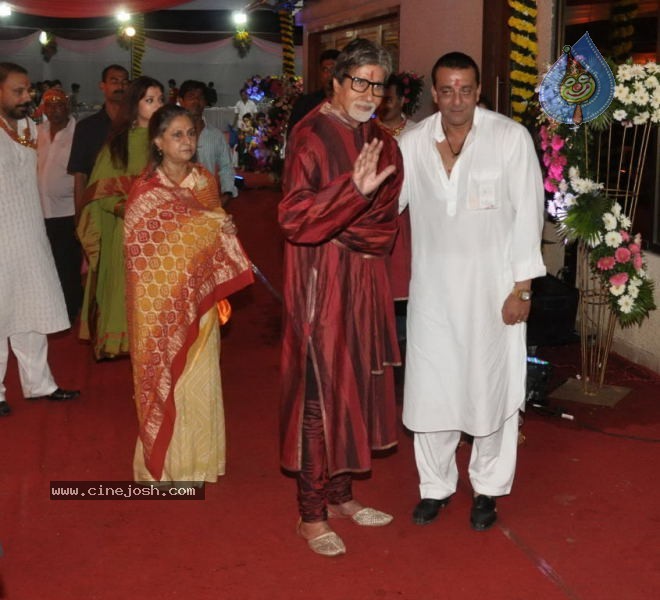 Bolly Celebs at Sanjay Dutt Mata ki Chowki Event - 105 / 129 photos