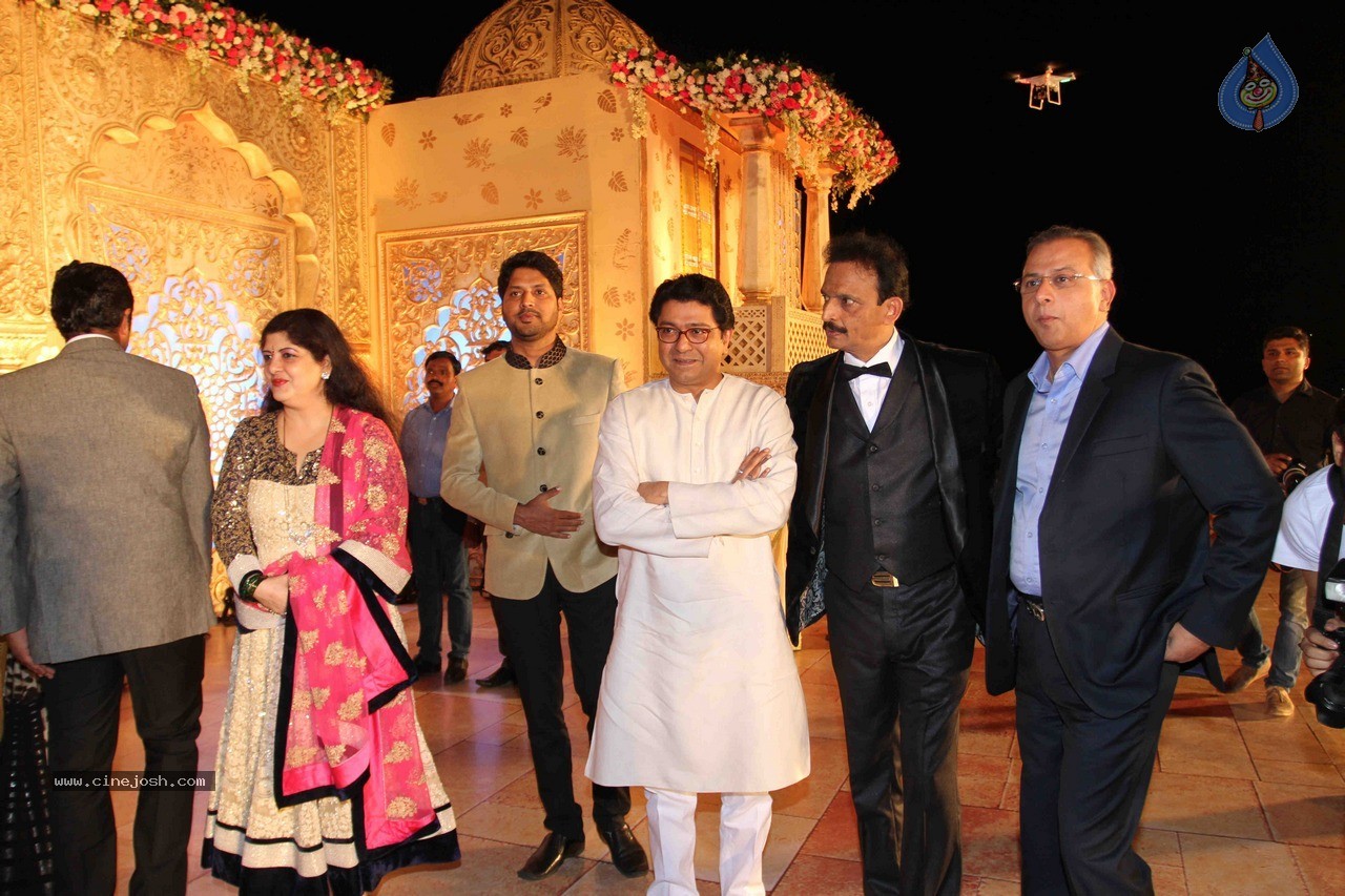 Celebs at Manali Jagtap Wedding Reception - 72 / 72 photos