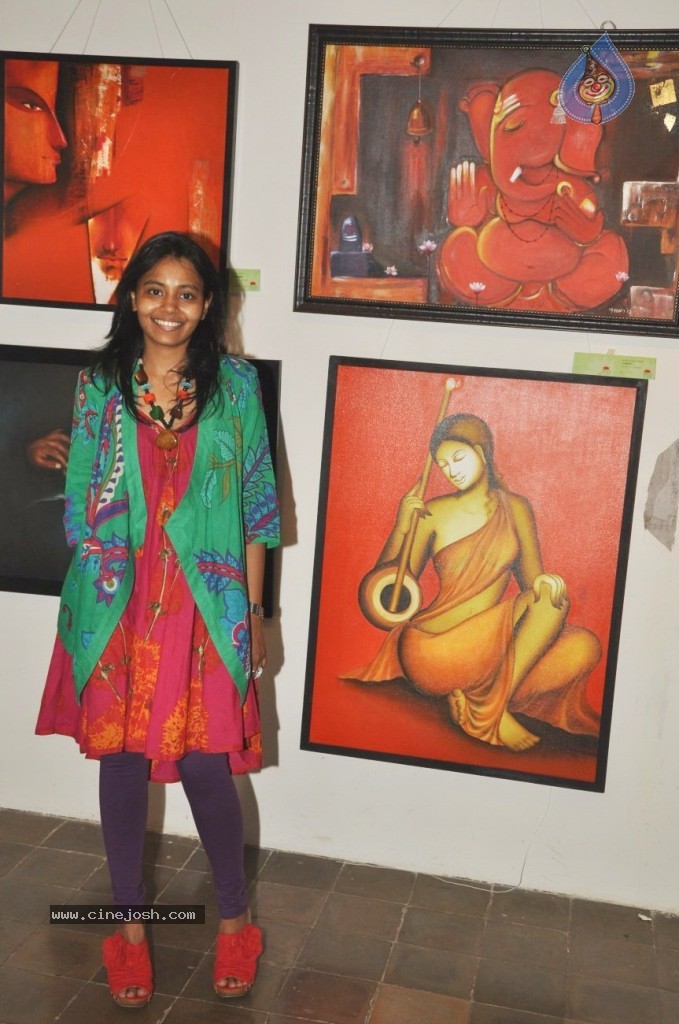 Punam Salecha Lotus Art Exhibition - 23 / 31 photos