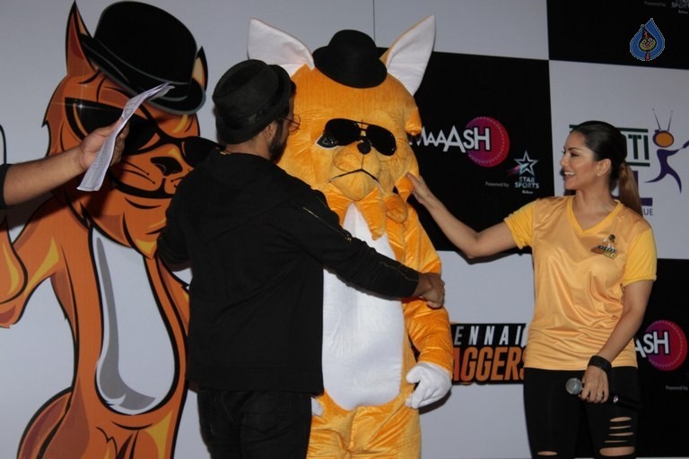 Sunny Leone Unveils BCL Team Chennai Swagger - 34 / 50 photos