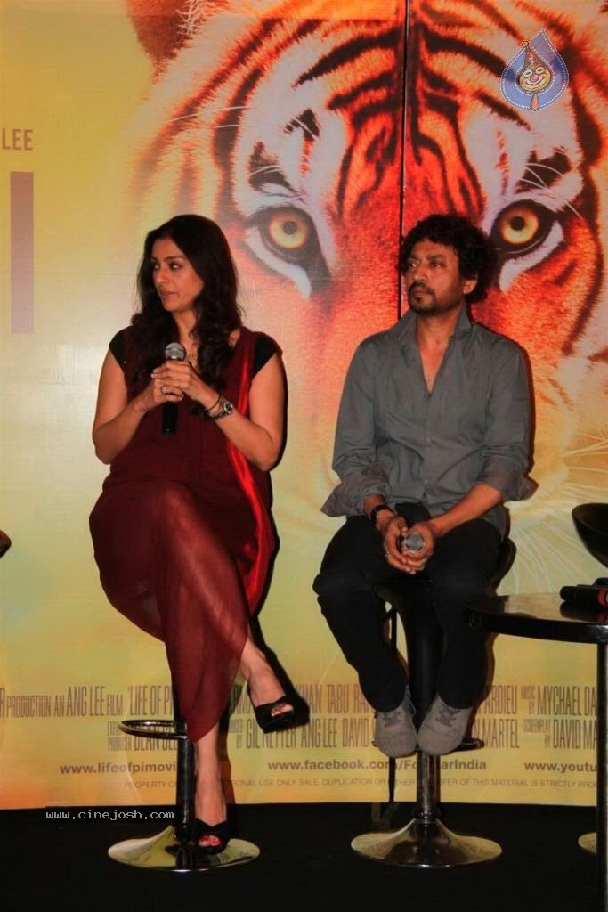 Tabu at Life Of Pi Press Meet - 13 / 46 photos