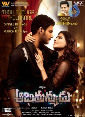 Abhimanyudu Latest Poster