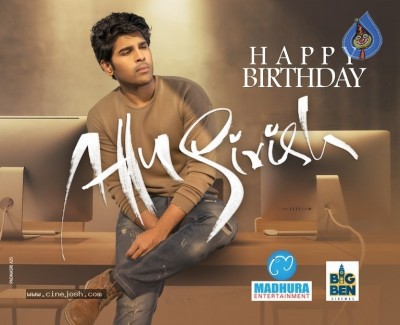 Allu Sirish Birthday Poster