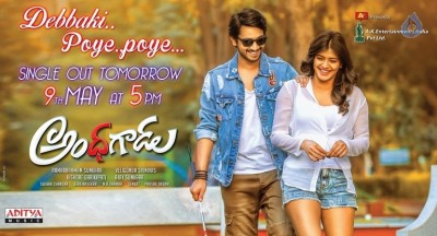 Andhagadu First Single Release Date and Time Poster