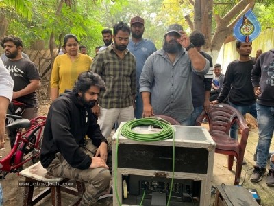 Aswathama Working Stills