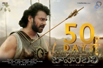 Bahubali 50 Days Posters