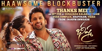 Bheeshma Thanks Meet Poster