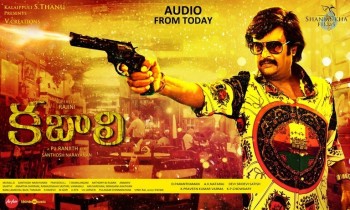 Kabali Audio Posters