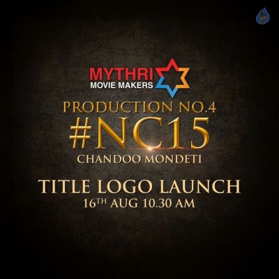 Naga Chaitanya New Movie Title Logo Launch Date Poster