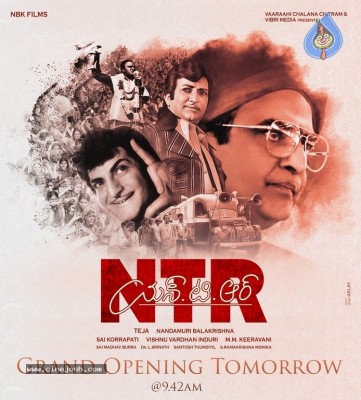 NTR Biopic Announcement Poster