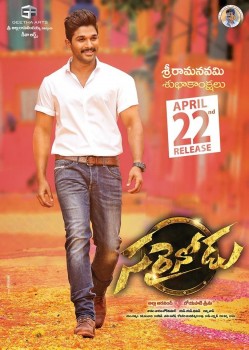 Sarrainodu New Posters