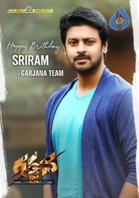 Sriram Bday Poster Garjana