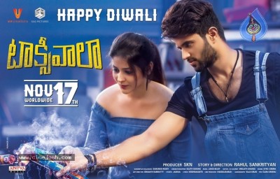 Taxiwala Diwali Wishes Poster