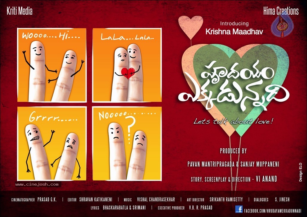 Hrudayam Ekkadunnadi Posters - 1 / 8 photos