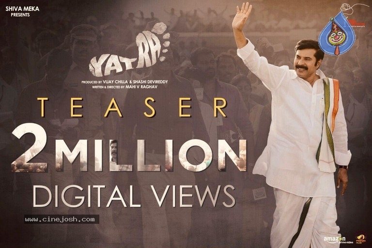 Yatra Movie 2 Million Views Poster - 1 / 1 photos