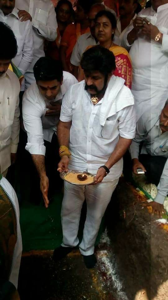 Balakrishna at Nimmakuru - 1 / 15 photos