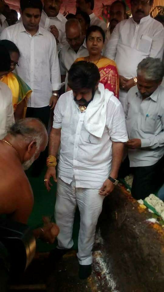 Balakrishna at Nimmakuru - 8 / 15 photos