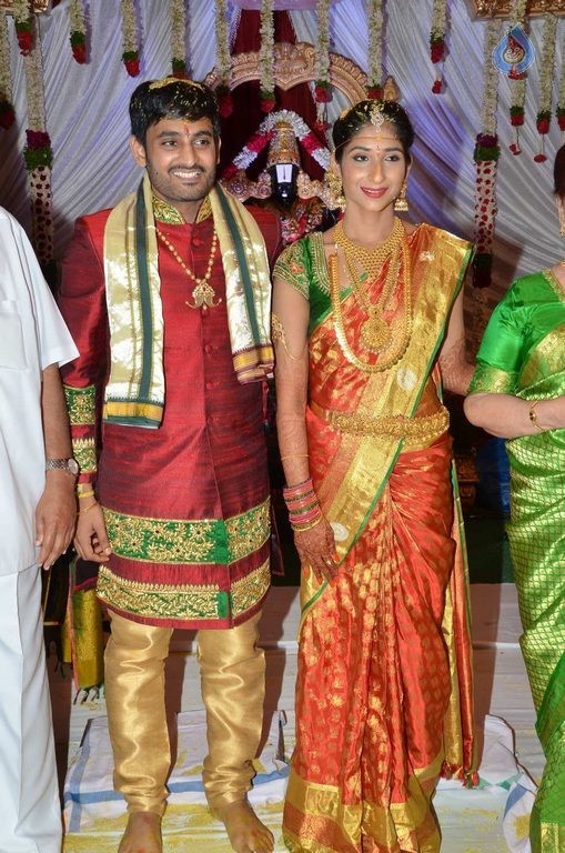 Celebrities at Sri Divya and Sai Nikhilesh Wedding 1 - 33 / 62 photos
