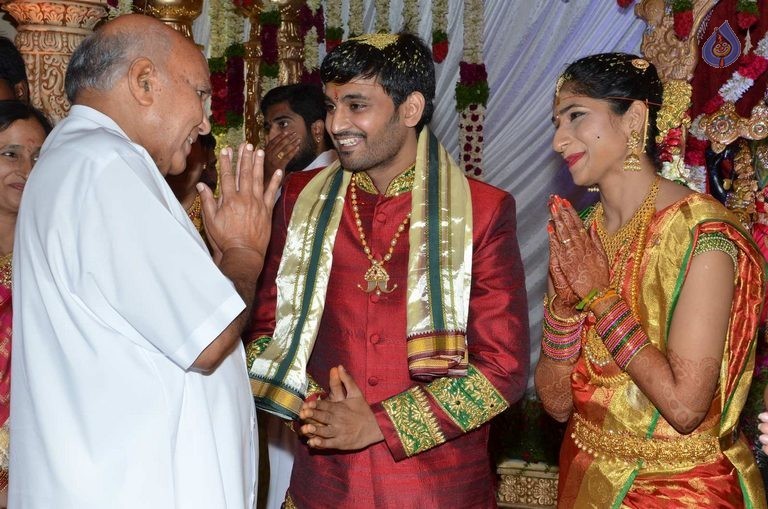Celebrities at Sri Divya and Sai Nikhilesh Wedding 1 - 34 / 62 photos