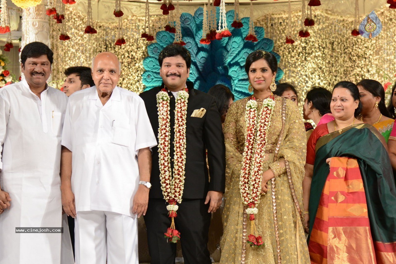 Celebs at Rajendra Prasad Son Wedding Reception 03 - 15 / 60 photos