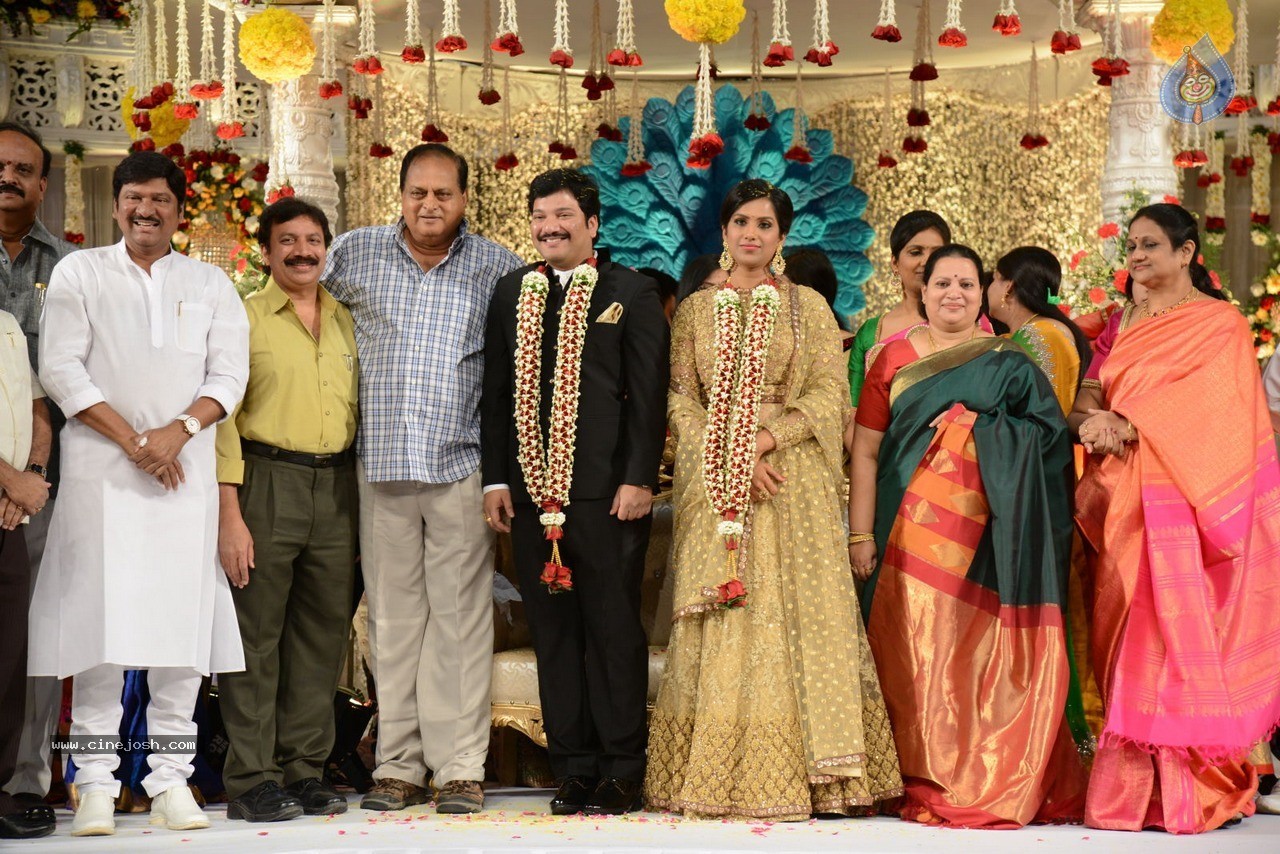 Celebs at Rajendra Prasad Son Wedding Reception 03 - 50 / 60 photos