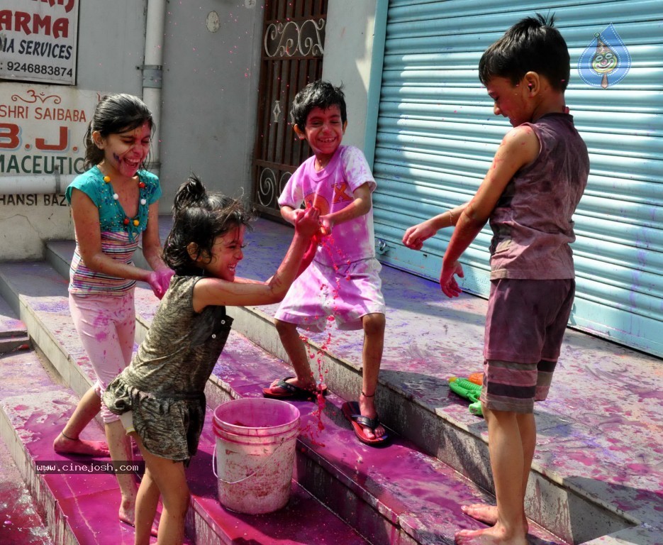 Holi Celebrations at Hyderabad Photo 41 of 73