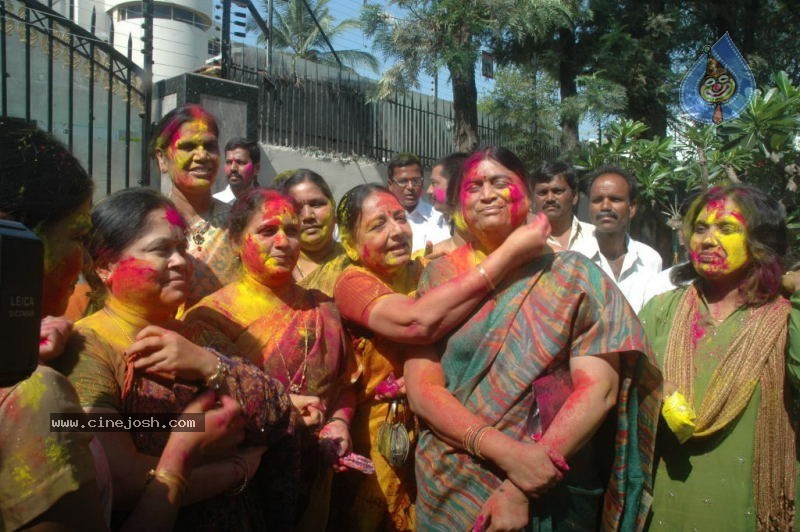 Holi Celebrations in Hyderabad - 32 / 76 photos