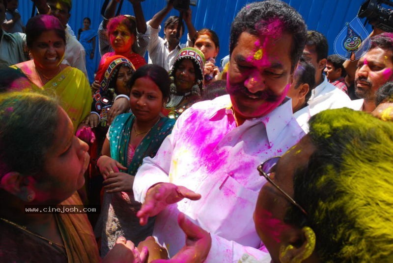 Holi Celebrations in Hyderabad - 43 / 76 photos