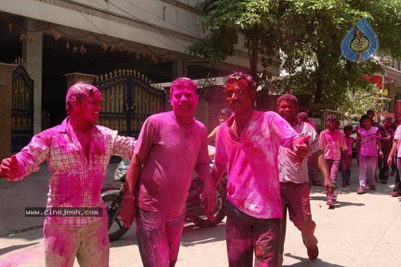 Holi Celebrations in Hyderabad - 72 / 76 photos