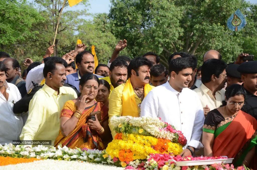 Nandamuri Family at NTR Ghat - 74 / 141 photos