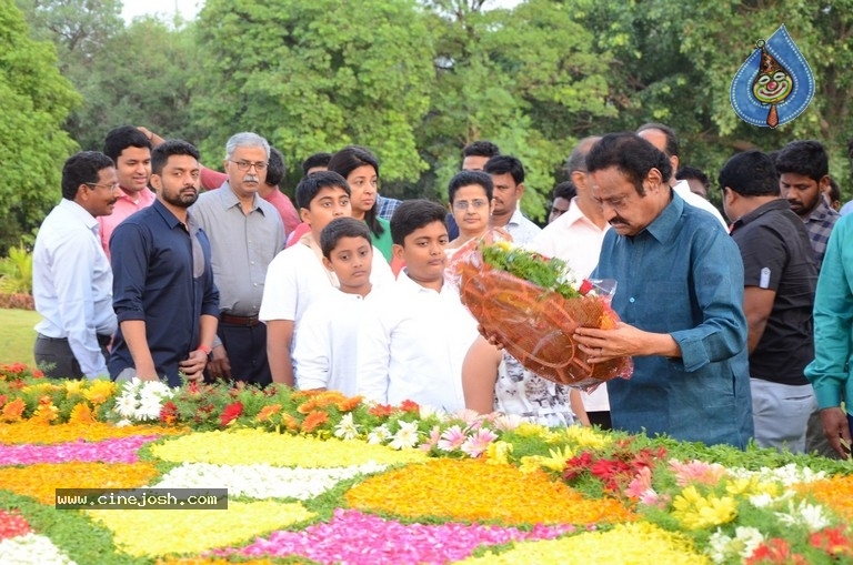 NTR Family Members Pay Tribute at NTR Ghat - 47 / 100 photos