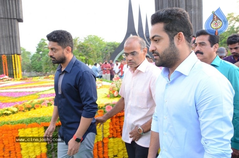 NTR Family Members Pay Tribute at NTR Ghat - 54 / 100 photos