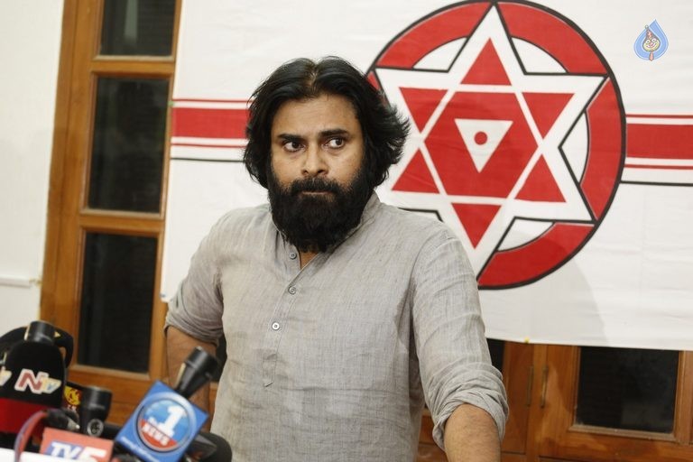 Pawan Kalyan Political Press Meet Photos - 22 / 40 photos