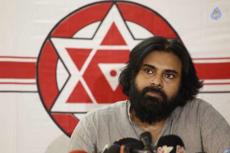 Pawan Kalyan Political Press Meet Photos - 24 / 40 photos