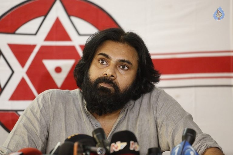 Pawan Kalyan Political Press Meet Photos - 26 / 40 photos