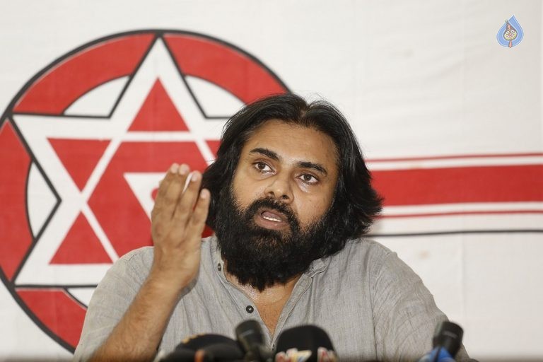 Pawan Kalyan Political Press Meet Photos - 28 / 40 photos