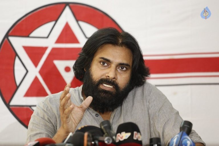 Pawan Kalyan Political Press Meet Photos - 31 / 40 photos