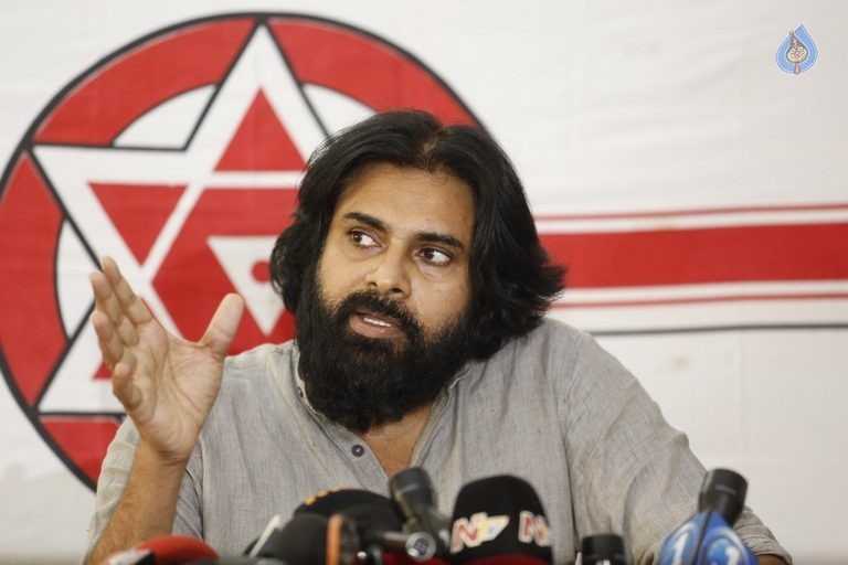 Pawan Kalyan Political Press Meet Photos - 32 / 40 photos