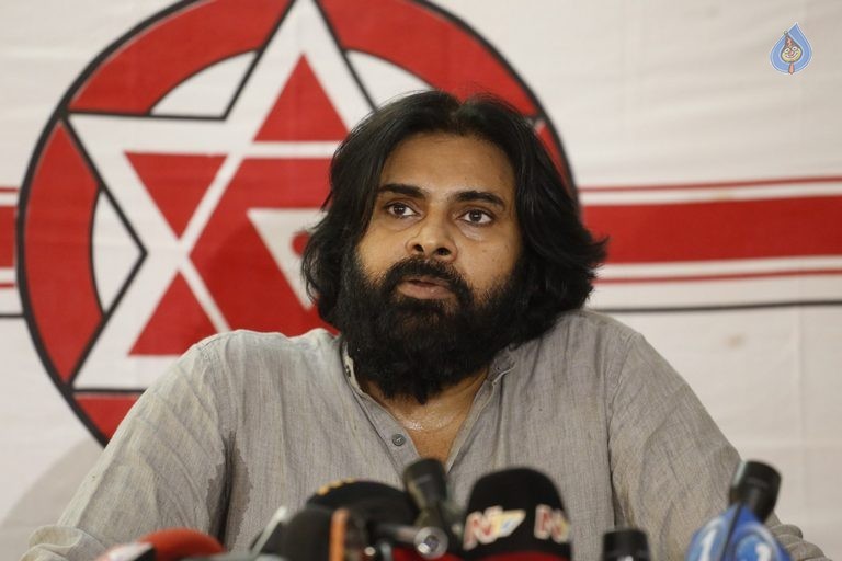 Pawan Kalyan Political Press Meet Photos - 34 / 40 photos