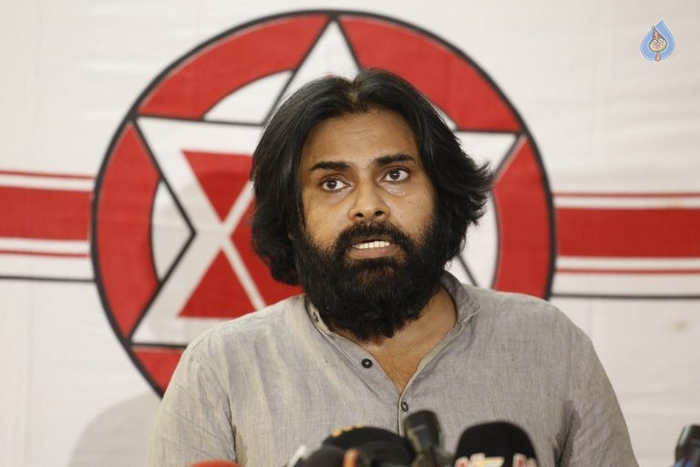 Pawan Kalyan Political Press Meet Photos - 36 / 40 photos